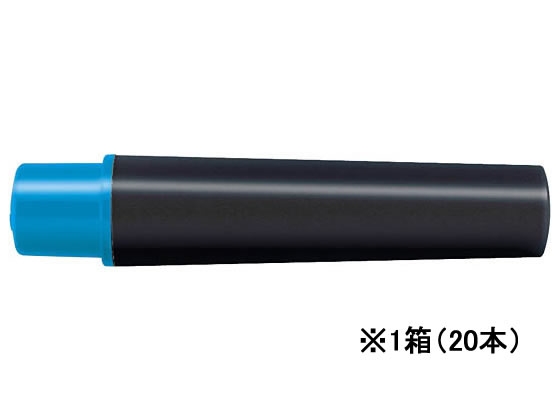 ゼブラ 紙用マッキー用インクカートリッジ 青 20本 RWYT5-BL 1箱(ご注文単位1箱)【直送品】