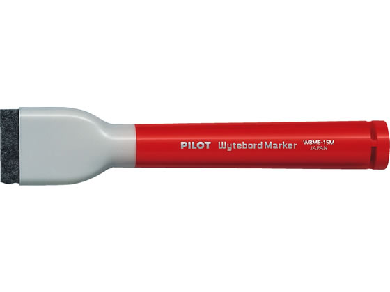 パイロット ホワイトボードマーカー 中字 補充タイプ 赤 WBME-15M-R 1本(ご注文単位1本)【直送品】