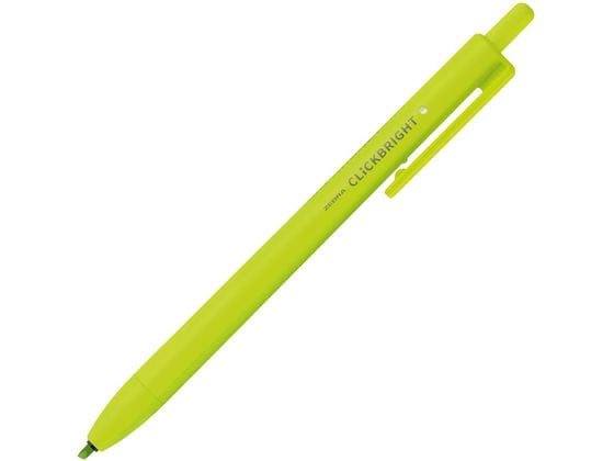 ゼブラ ノック式蛍光ペン クリックブライト 緑 WKS30-G 1本(ご注文単位1本)【直送品】
