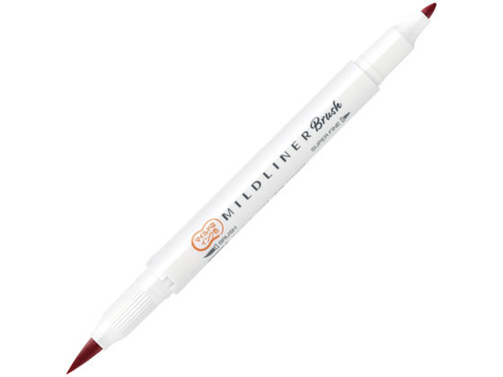 ゼブラ マイルドライナーブラッシュ マイルドバーミリオン WFT8-MVE 1本(ご注文単位1本)【直送品】