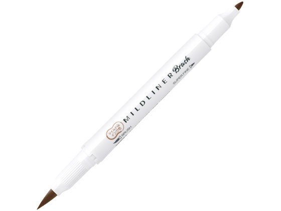 ゼブラ マイルドライナーブラッシュ マイルドブラウン WFT8-ME 1本(ご注文単位1本)【直送品】