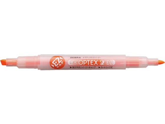 ゼブラ 蛍光オプテックス2 EZ オレンジ WKT11-OR 1本(ご注文単位1本)【直送品】