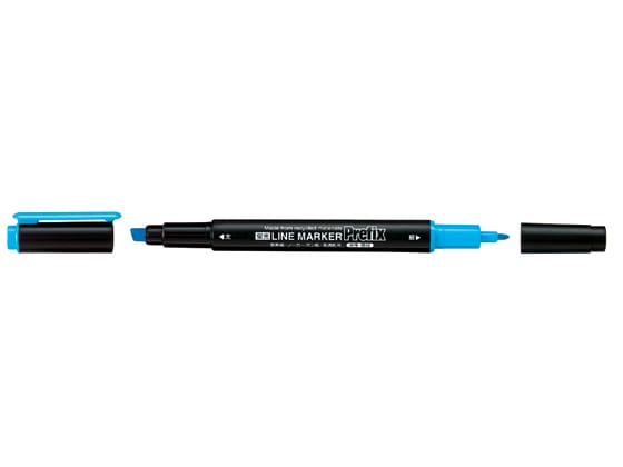 コクヨ プリフィクス ツイン ライトブルー PM-L202B 1本(ご注文単位1本)【直送品】