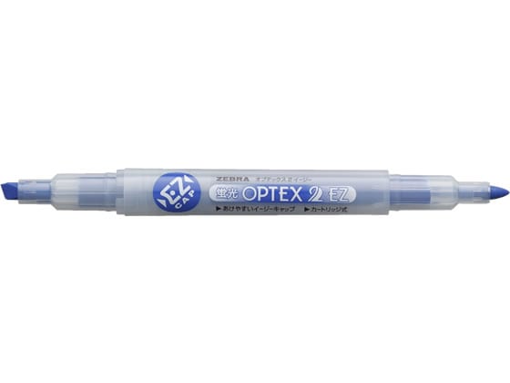 ゼブラ 蛍光オプテックス2 EZ ダークブルー WKT11-DB 1本(ご注文単位1本)【直送品】