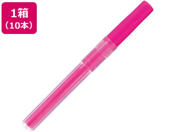 ぺんてる 蛍光ペン専用インキカートリッジ ピンク 10本 XSLR3-P 1箱(ご注文単位1箱)【直送品】