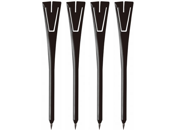 ソニック クリップ付ペンシル 50本入 黒 DA-488-D 1ケース(ご注文単位1ケース)【直送品】