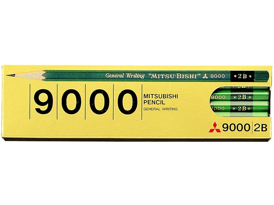 三菱鉛筆 鉛筆 六角事務用 2B 12本 K90002B 1打(ご注文単位1打)【直送品】