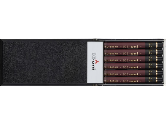 三菱鉛筆 ハイユニ 2H 12本入 HU2H 1打（ご注文単位1打)【直送品】