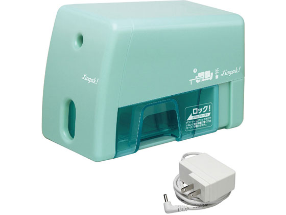 ソニック リビガク イージーピージー 電動鉛筆削り ミントブルー 1台（ご注文単位1台)【直送品】