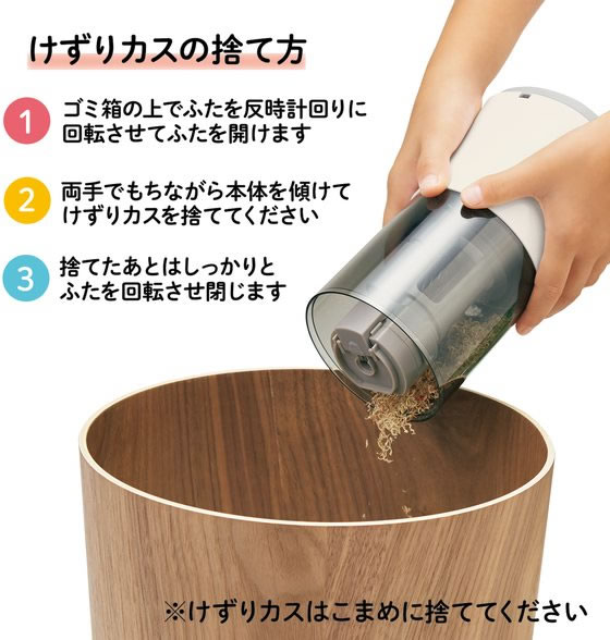 プラス 鉛筆削り 全自動 SASITEMI サシテミ アイボリー 84019 1個(ご注文単位1個)【直送品】