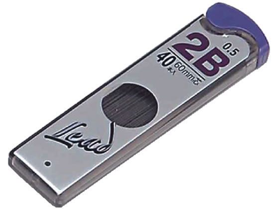 プラチナ シャープ 替芯 0.5m 2B シン5Q-200A #6 1個（ご注文単位1個)【直送品】