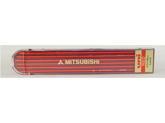 三菱鉛筆 ユニホルダー替芯 赤 6本入 ULN.15 1個（ご注文単位1個)【直送品】
