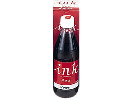 パイロット 一般書記用インキ 350ml レッド INK-350-R 1個(ご注文単位1個)【直送品】
