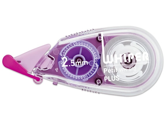 プラス 修正テープ ホワイパープチ 2.5mmパープルWH-812 49-250 1個（ご注文単位1個)【直送品】