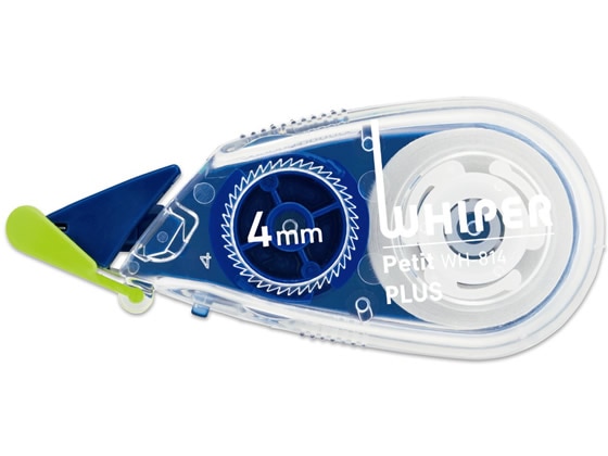 プラス 修正テープ ホワイパープチ 4mm ネイビー WH-814 49-321 1個（ご注文単位1個)【直送品】