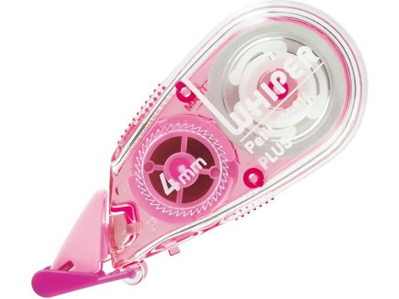 プラス 修正テープホワイパープチ3個4mmピンクWH-814-3P 49-244 1個（ご注文単位1個)【直送品】