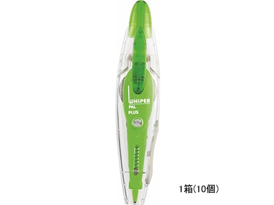 プラス 修正テープ ホワイパーパル 4.2mm グリーン WH-034 10個 1箱（ご注文単位1箱)【直送品】