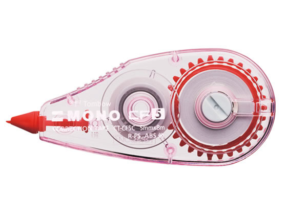 トンボ鉛筆 修正テープ モノCF 5mm ピンク CT-CF5C80 1個（ご注文単位1個)【直送品】