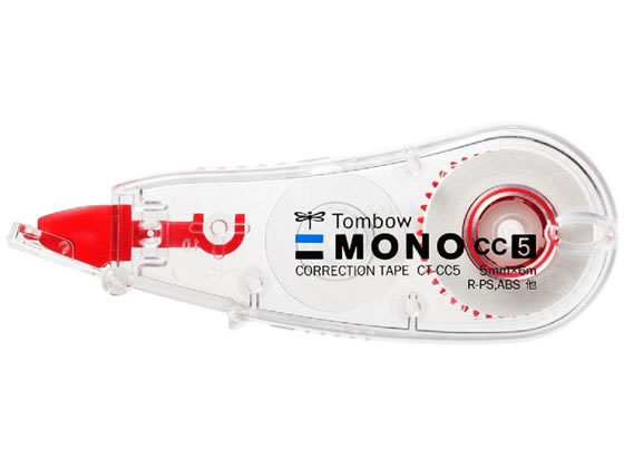 トンボ鉛筆 修正テープ モノ CC5 5mm×6m CT-CC5 1個(ご注文単位1個)【直送品】
