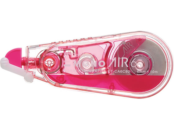 トンボ鉛筆 修正テープ モノエアー6C80ピンク 6mm CT-CA6C80 1個（ご注文単位1個)【直送品】