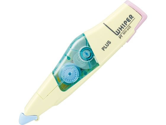 プラス 修正テープ ホワイパーPT本体5mm ペールイエロー WH-645 1個(ご注文単位1個)【直送品】