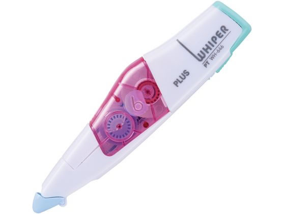 プラス 修正テープホワイパーPT本体6mm ペールパープル WH-646 1個(ご注文単位1個)【直送品】