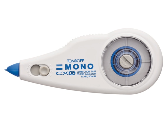 トンボ鉛筆 修正テープ モノCX6 6mm×12m CT-CX6 1個(ご注文単位1個)【直送品】