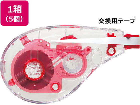 トンボ鉛筆 修正テープ モノエルゴN5用詰替カートリッジ 5mm 5個 1箱(ご注文単位1箱)【直送品】