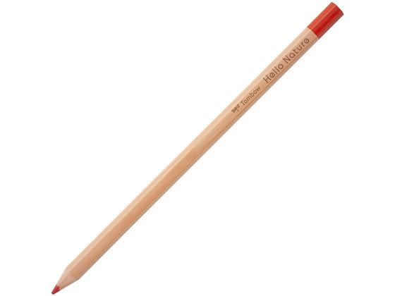 トンボ鉛筆 色鉛筆 ハローネイチャー 赤 CB-KHN25 1本(ご注文単位1本)【直送品】
