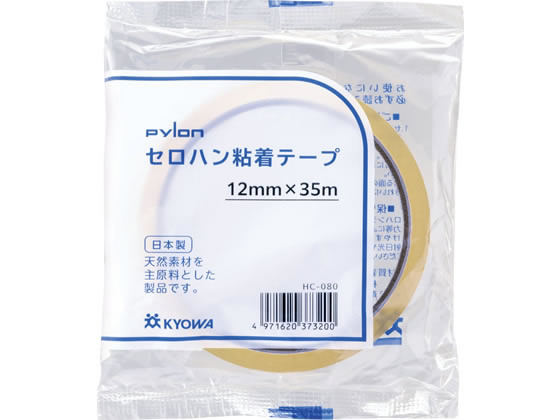 共和 セロハンテープ 12mm×35m HC-080 1巻（ご注文単位1巻)【直送品】