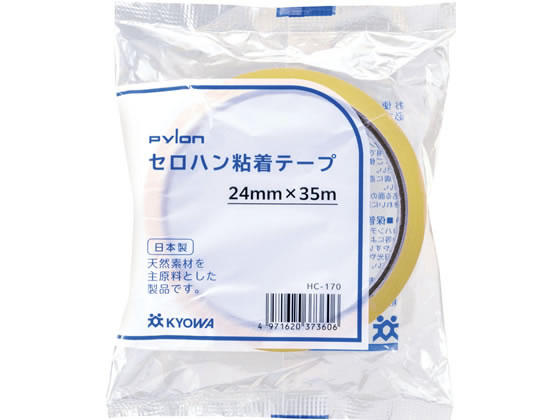 共和 セロハンテープ 24mm×35m HC-170 1巻（ご注文単位1巻)【直送品】