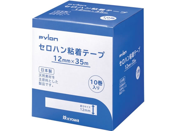 共和 セロハンテープ 12mm×35m 10巻 HC-080 1箱（ご注文単位1箱)【直送品】