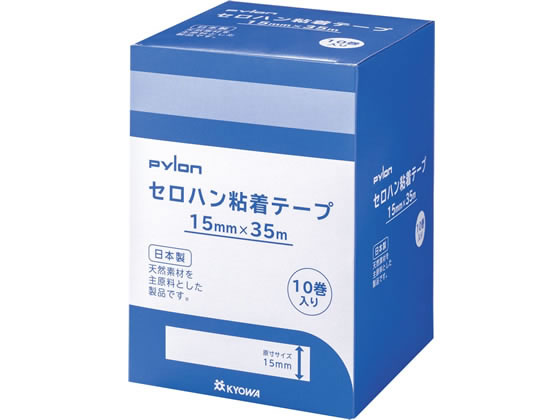 共和 セロハンテープ 15mm×35m 10巻 HC-100 1箱（ご注文単位1箱)【直送品】
