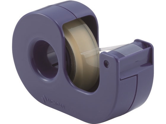 ニチバン セロテープ小巻 カッター付 まっすぐ切れるタイプ ブルー 1個(ご注文単位1個)【直送品】