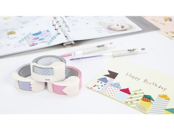 クツワ マステノリボンボン ホワイト DE003B 1パック(ご注文単位1パック)【直送品】