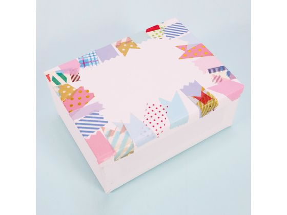 クツワ マステノリボンボン ホワイト DE003B 1パック(ご注文単位1パック)【直送品】