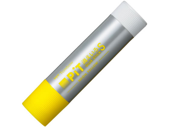 トンボ鉛筆 スティックのり 消えいろピット ネオンシルバー HCB113B 1本(ご注文単位1本)【直送品】