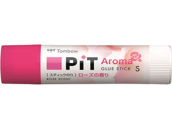 トンボ鉛筆 スティックのり ピットハイパワーS ローズ PT-TPK01 1本(ご注文単位1本)【直送品】