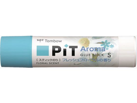トンボ鉛筆 スティックのり ピットハイパワーS フレッシュフローラル 1本(ご注文単位1本)【直送品】