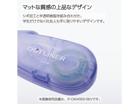 コクヨ テープのり ドットライナーフリック 本体 ホワイト 1個(ご注文単位1個)【直送品】