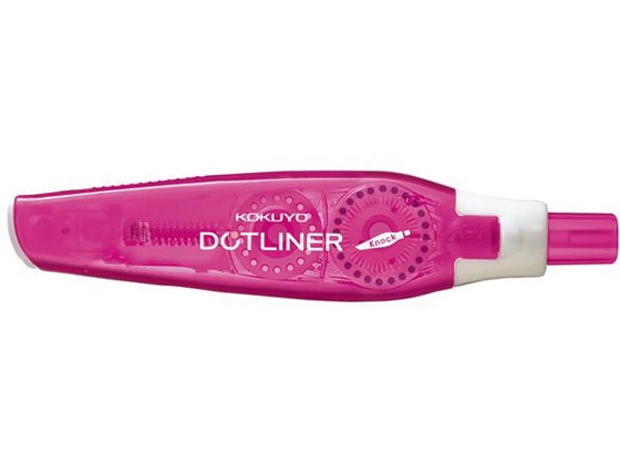 コクヨ テープのり ドットライナーノック 本体 ピンク タ-DM480-07NP 1個(ご注文単位1個)【直送品】