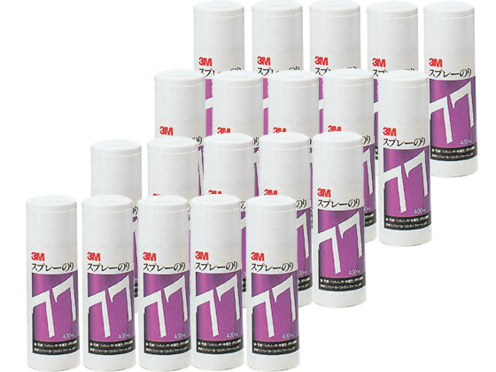 3M スプレーのり77 430ml 20本 S N77 1箱(ご注文単位1箱)【直送品】