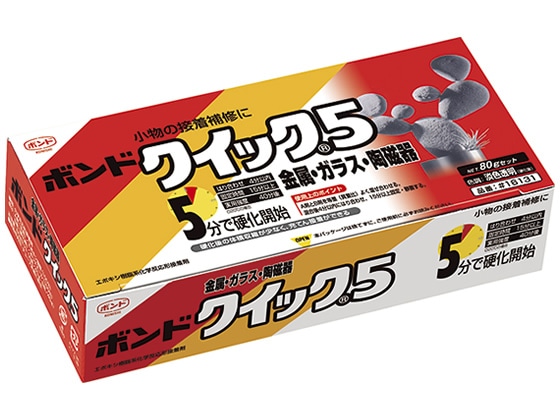 コニシ ボンドクイック5 80gセット #16131 1個(ご注文単位1個)【直送品】