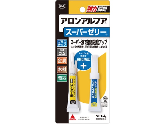 コニシ アロンアルフア スーパーゼリー4g #30533 1個(ご注文単位1個)【直送品】