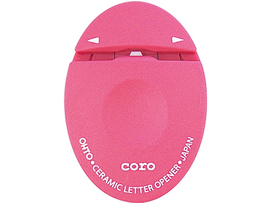 オート セラミックレターオープナー コロ ピンク CLO-700C-PK 1個(ご注文単位1個)【直送品】