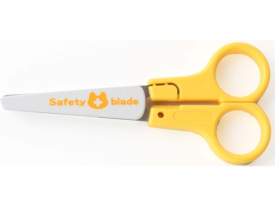 サンスター 安全練習はさみ 125mm 右手 イエロー 3715-620 1本(ご注文単位1本)【直送品】