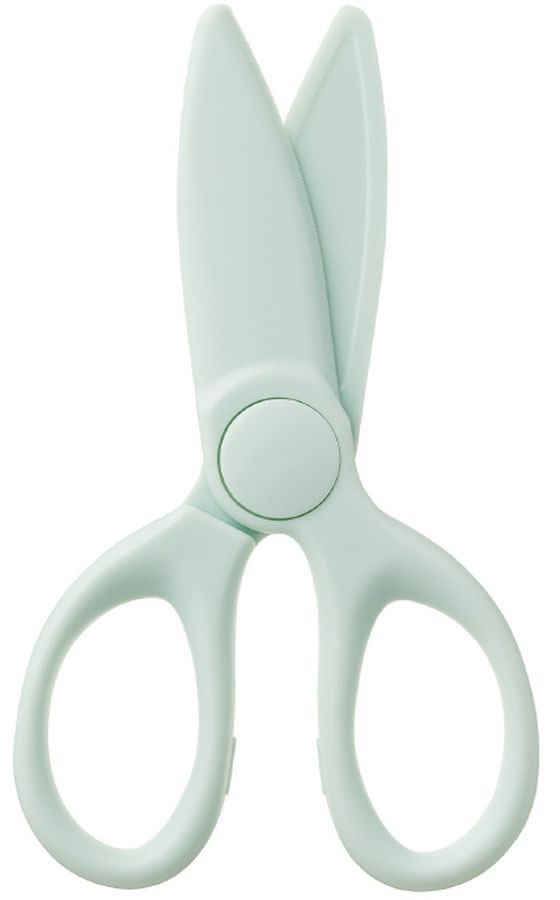 コクヨ コクヨのはじめてハサミ パステルミント ハサ-500LG 1本（ご注文単位1本)【直送品】