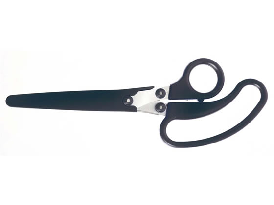 サンスター文具 7連刃シュレッダーはさみ 200mm ブラック S3711455 1本(ご注文単位1本)【直送品】