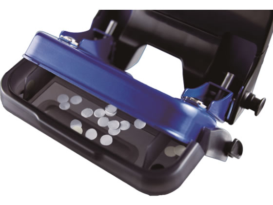 マックス 軽あけパンチ SCOOVA 15枚あけ ブラック DP-15T／K 1個（ご注文単位1個)【直送品】