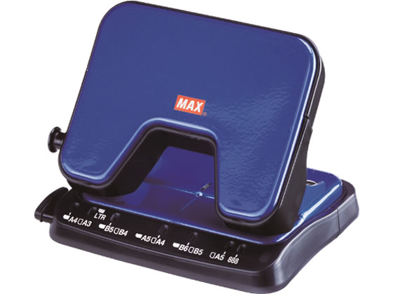 マックス 軽あけパンチ SCOOVA 25枚あけ ブルー DP-25T/B 1個(ご注文単位1個)【直送品】